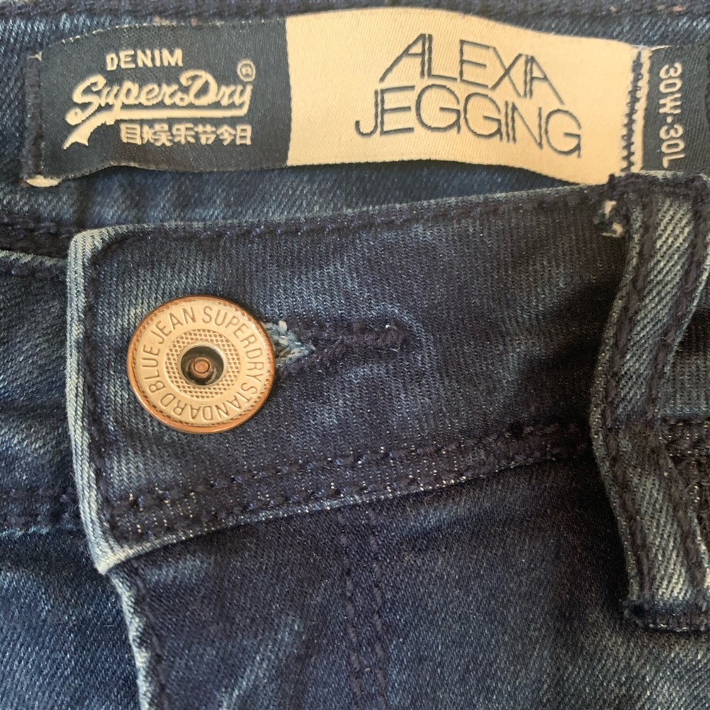 Dark Blue Jeans by Superdry